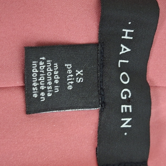 Halogen Pink Preppy Coquette Double Breasted Button Blazer Jacket Size XSP - Picture 12 of 13